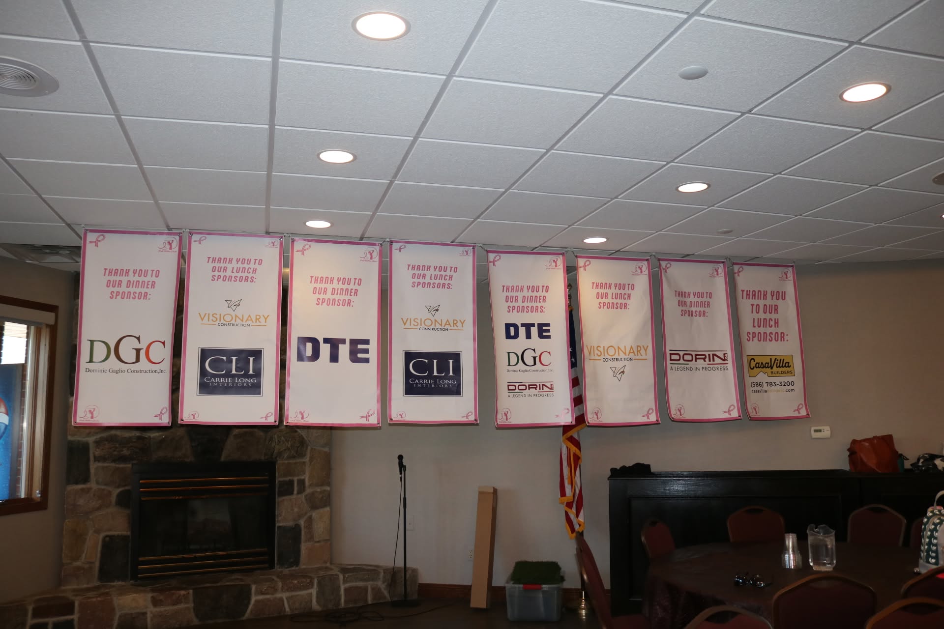 Sponsor banners